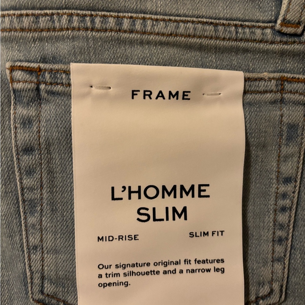 Frame Denim L'Homme Slim Jeans - Light Blue